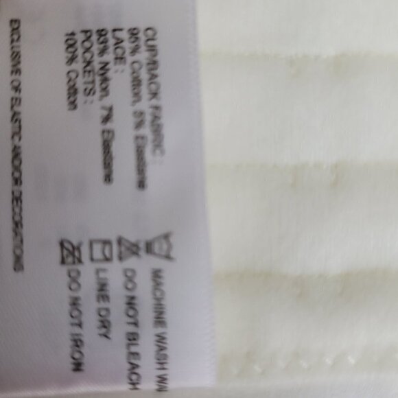 ABC Signature 503 Lace Embrace Bra Bras Size 38D Candlelight Color Comfort - Picture 10 of 12